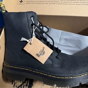 Dr. Martens Black Leather Men's Boots